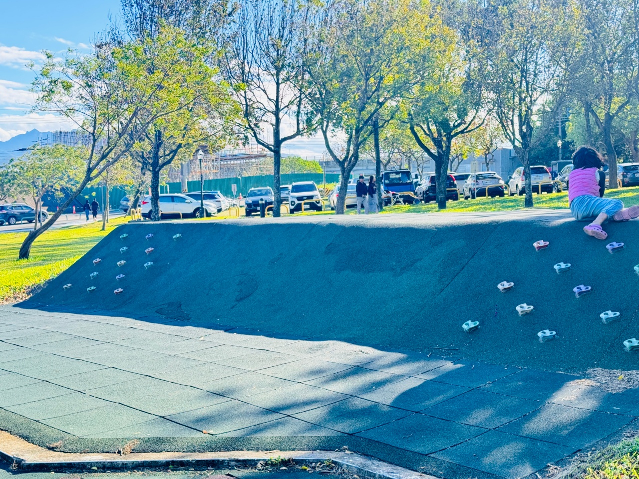 ★桃園親子景點★大溪河濱公園，賞落羽松兼放電，海盜船遊戲場、單車越野場、鄰近大溪老街，桃園大溪一日遊這樣玩！