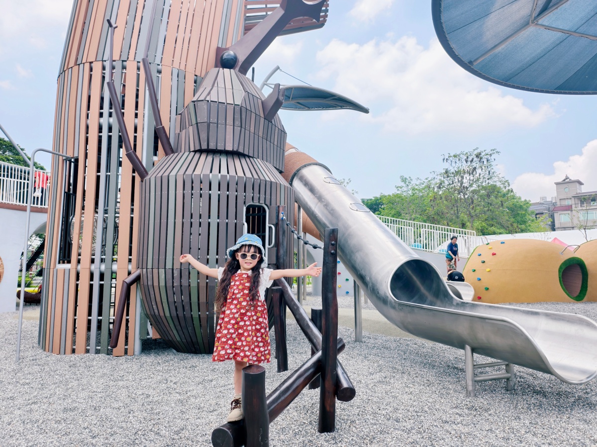 ★台中最新親子景點★東勢獨角仙生態公園，全台首創獨角仙撫育基地，4.8米羽化之塔超刺激、35種遊戲體驗、夏日戲水區，放電兼科普教育、順遊客家文化園區，免門票親子新亮點！！