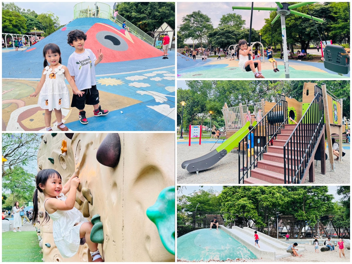 ★桃園親子景點推薦★桃園最新特色公園『龍潭運動公園』全面翻新