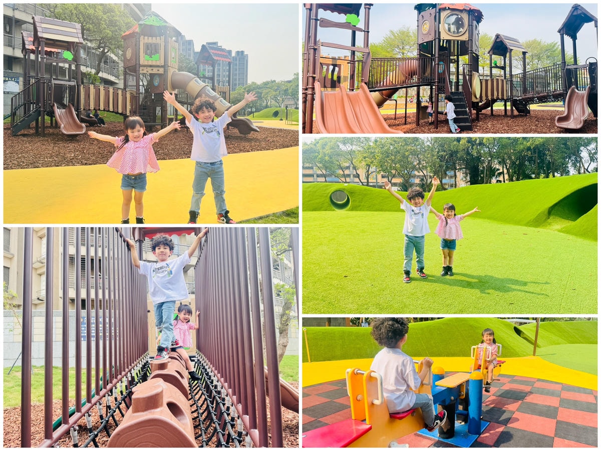★桃園親子景點推薦★桃園最新特色公園『龍潭運動公園』全面翻新