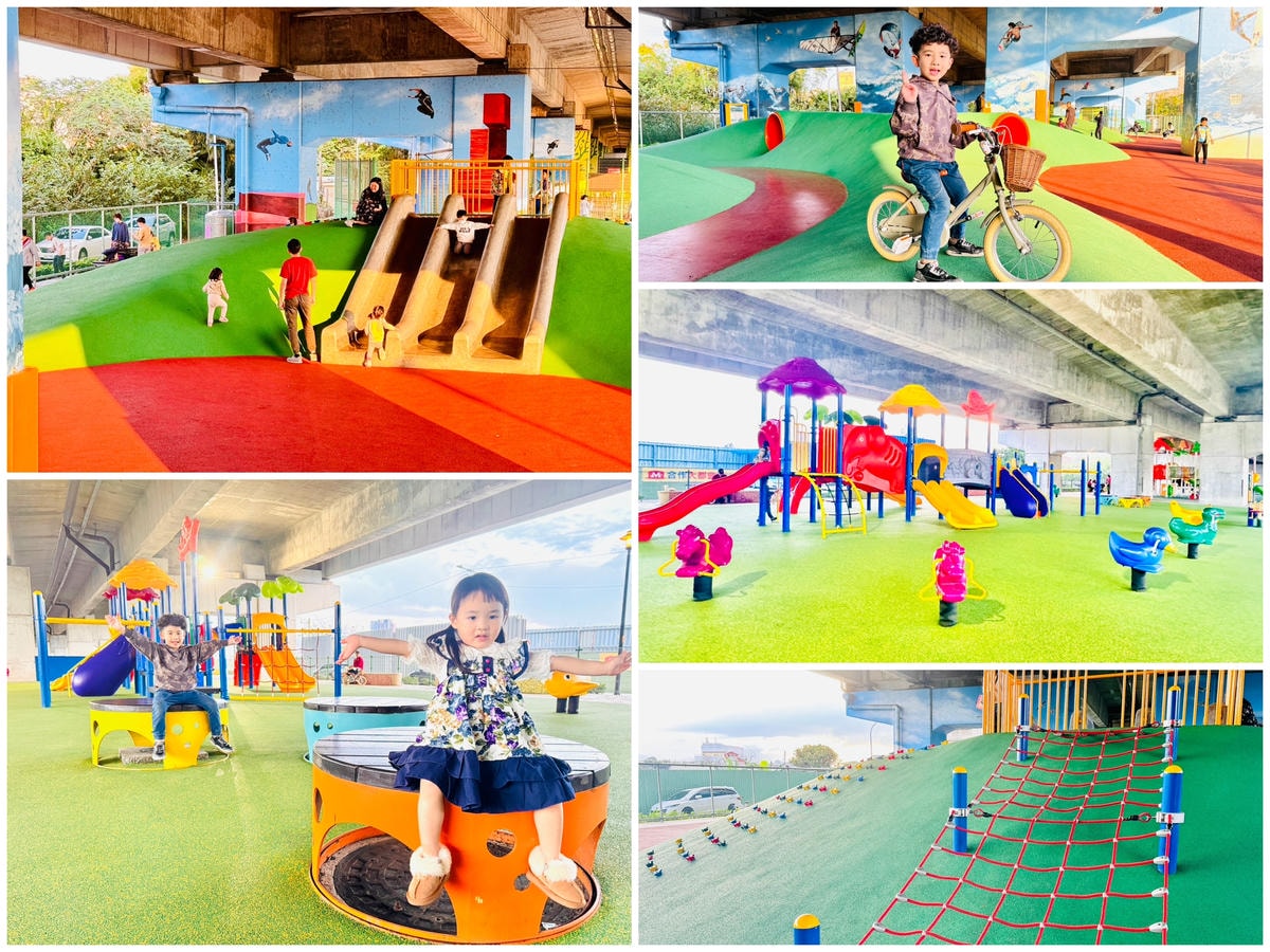 ★桃園親子景點推薦★桃園最新特色公園『龍潭運動公園』全面翻新