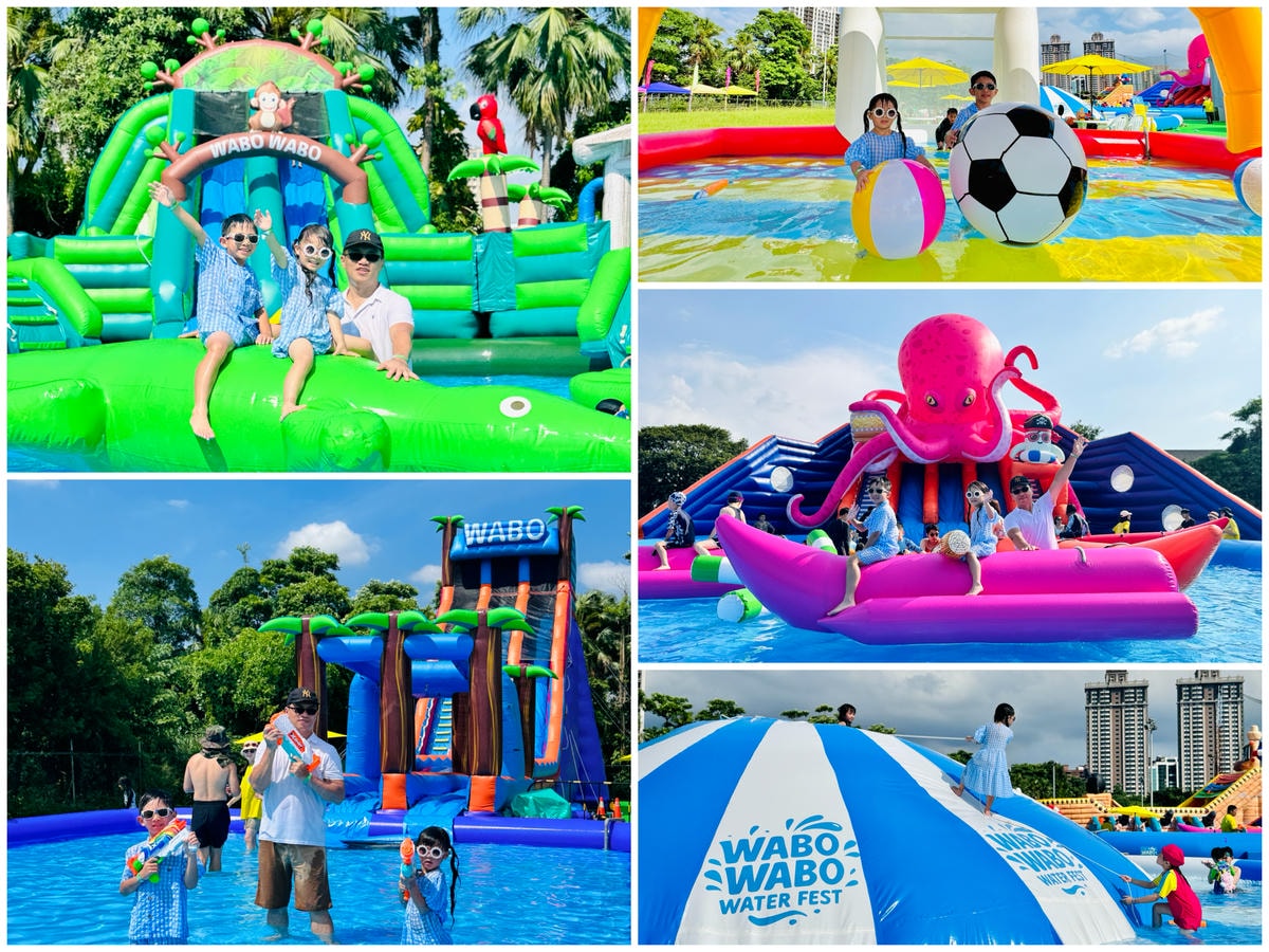 ★桃園親子景點推薦★WaboWabo桃園最新水上樂園，暢玩九