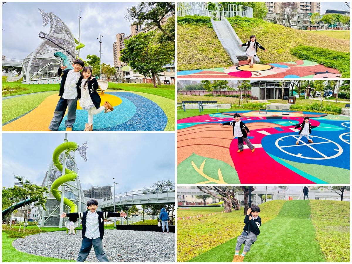 ★桃園親子景點推薦★最新旗艦遊戲場『八德楓樹腳公園』,有16