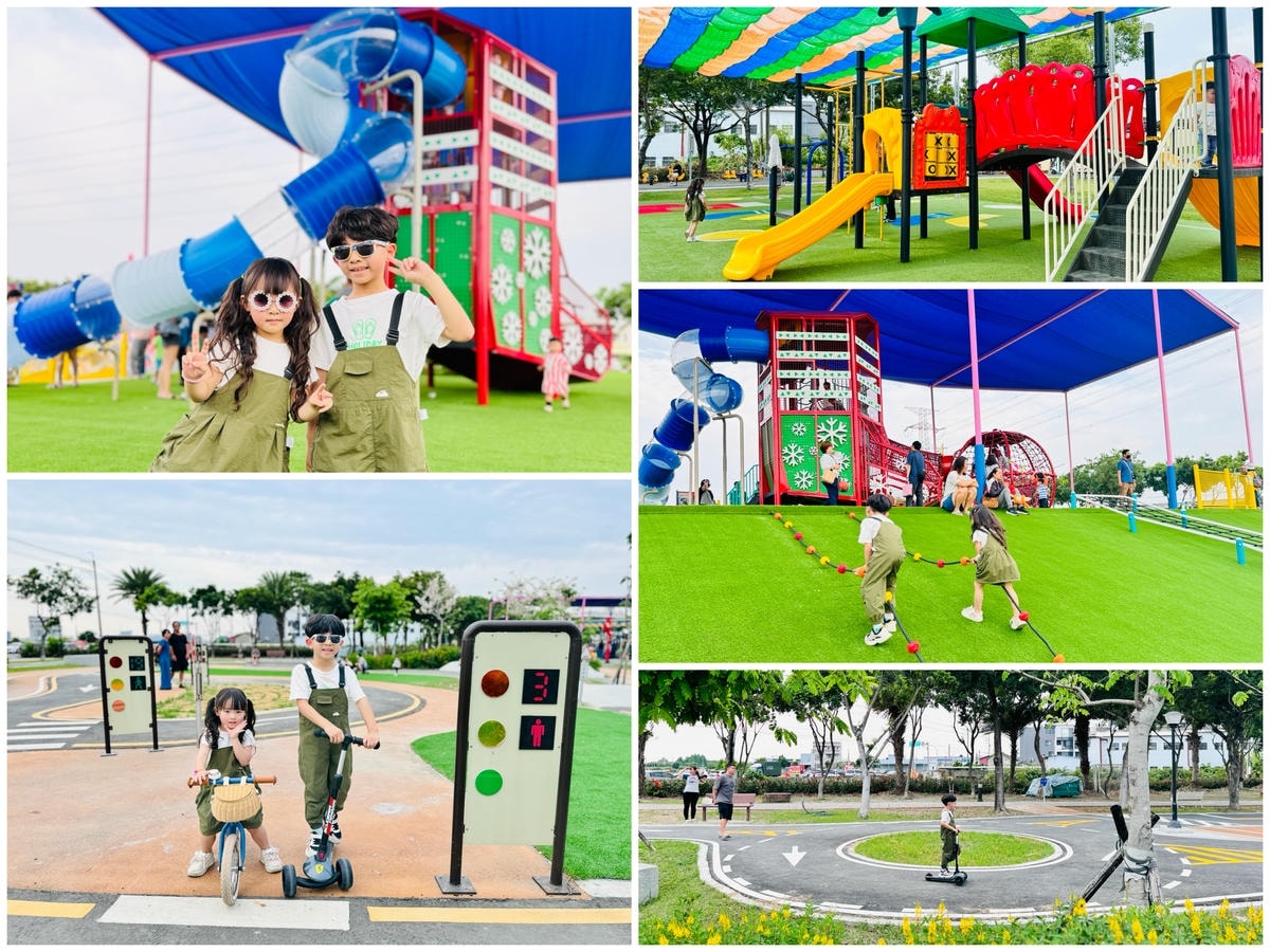 ★彰化親子景點推薦★全新2.0『 社頭公園 』新登場，全台唯