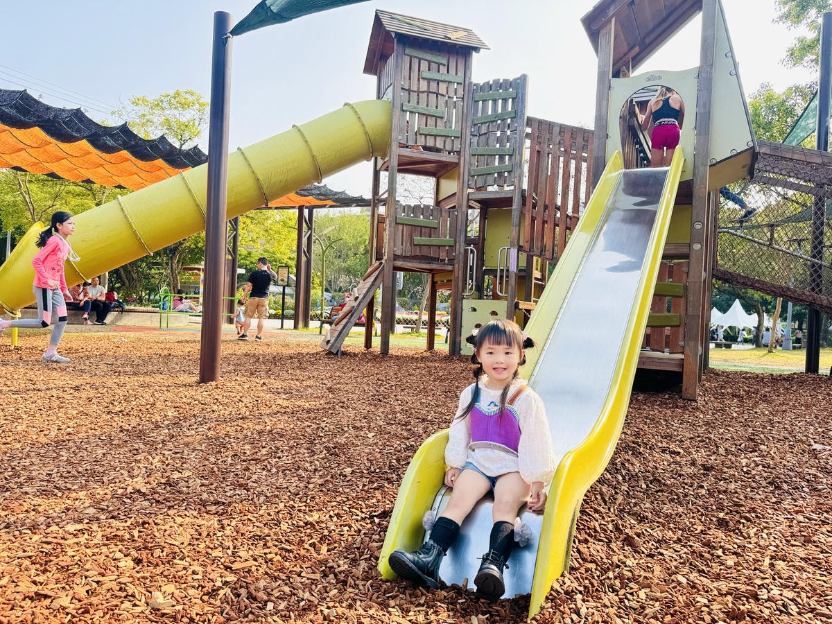 ★台北●大安區★隱藏在大安森林公園內的『森林之王兒童遊戲場』