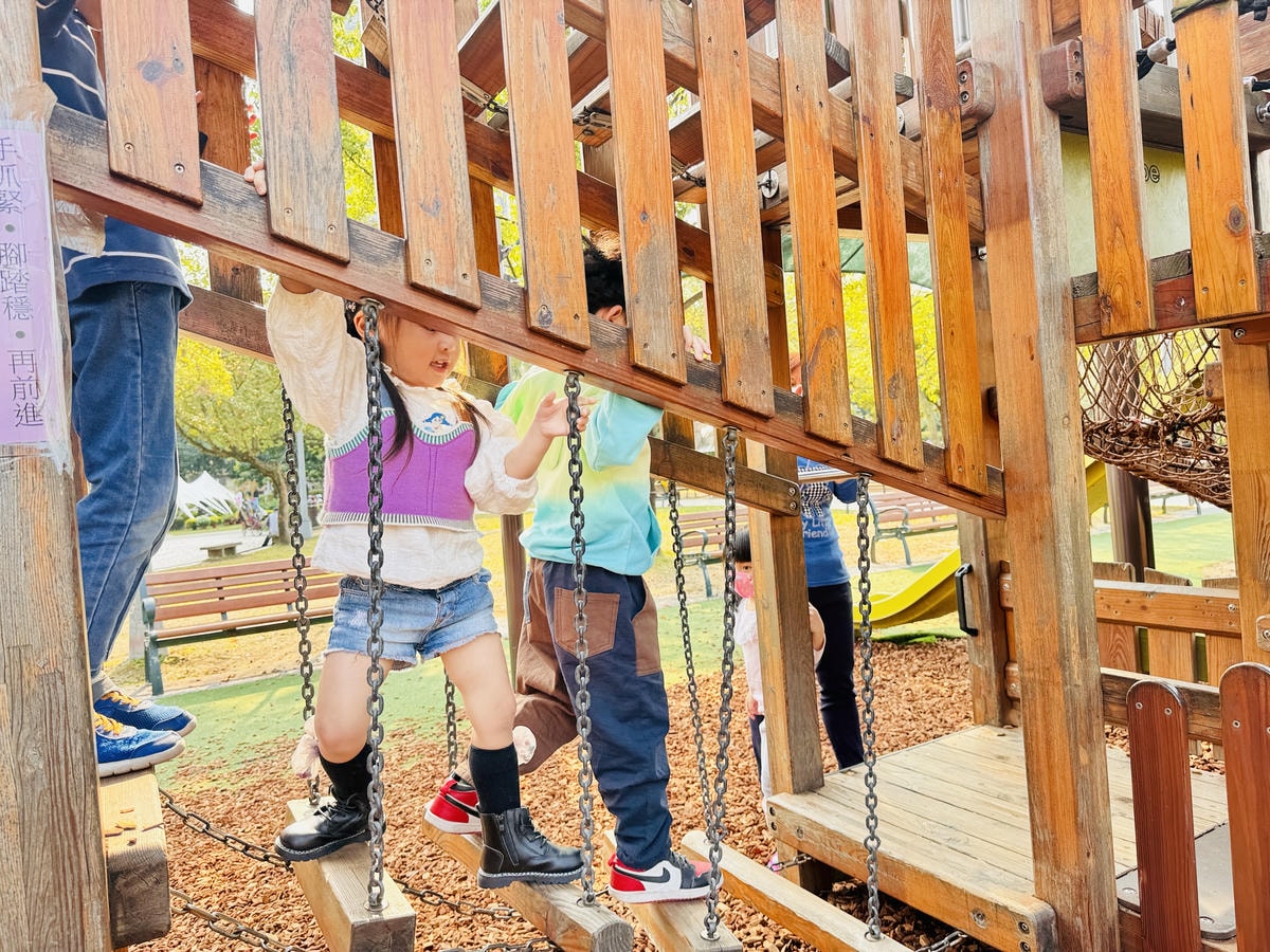 ★台北●大安區★隱藏在大安森林公園內的『森林之王兒童遊戲場』