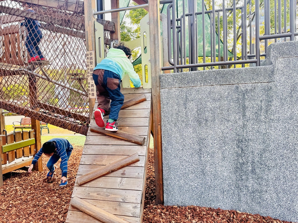 ★台北●大安區★隱藏在大安森林公園內的『森林之王兒童遊戲場』