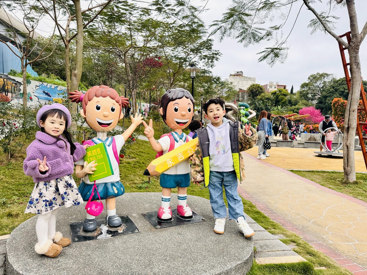 ★新北●鶯歌*最美拍的『鶯歌永吉公園』,擁有雙色櫻花、炮仗花 ★新北●鶯歌*最美拍的『鶯歌永吉公園』,擁有雙色櫻花、炮仗花