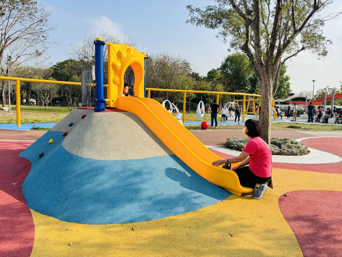 ★彰化親子景點推薦★『田尾怡心園』特色遊戲場萌度爆表，磨石子