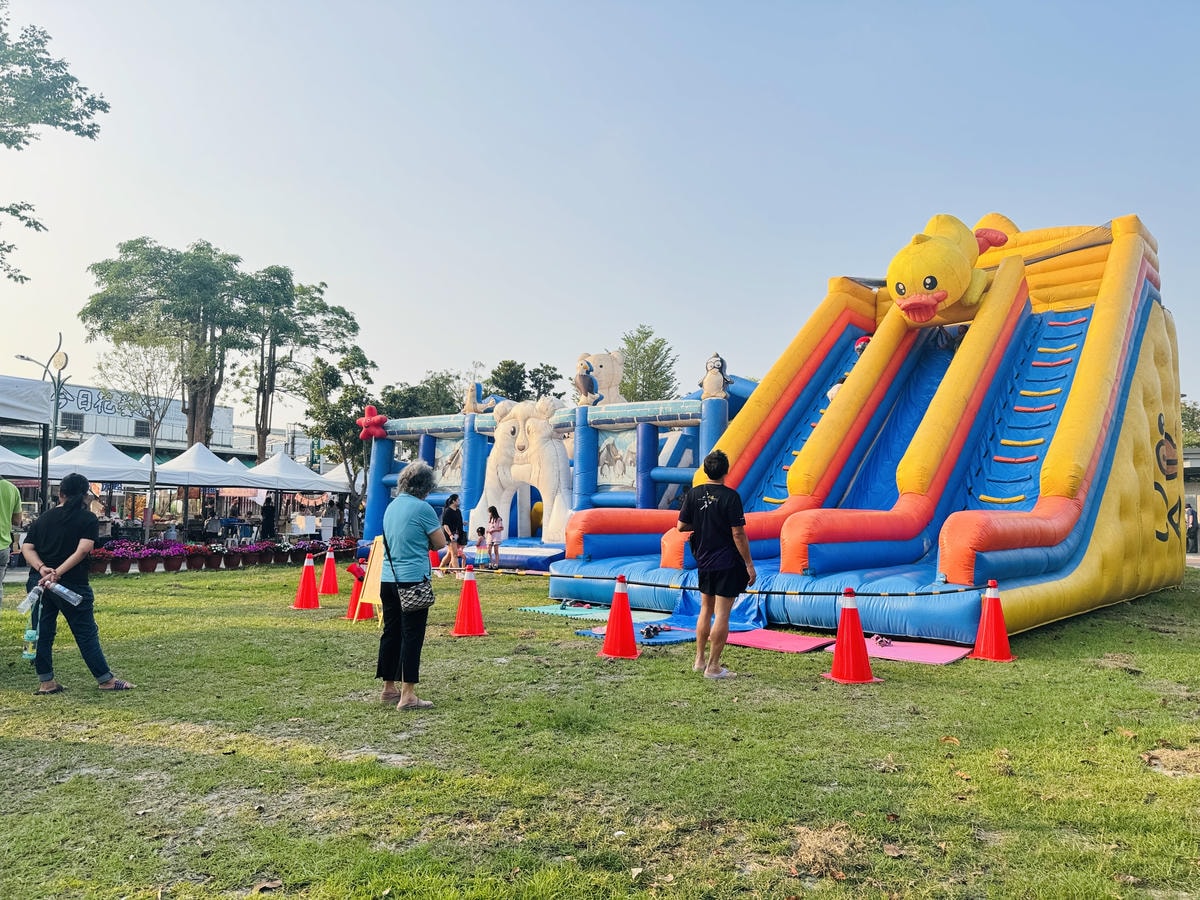 ★彰化親子景點推薦★『田尾怡心園』特色遊戲場萌度爆表，磨石子