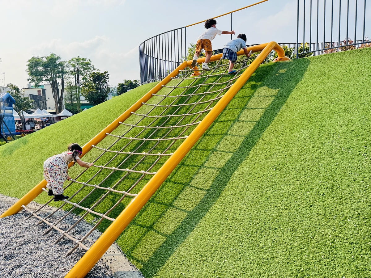 ★彰化親子景點推薦★『田尾怡心園』特色遊戲場萌度爆表，磨石子