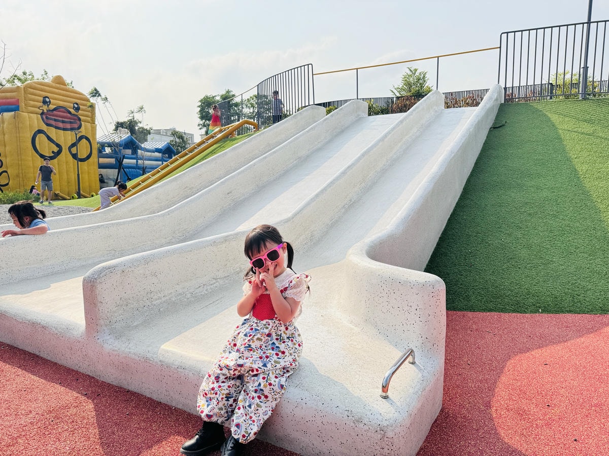 ★彰化親子景點推薦★『田尾怡心園』特色遊戲場萌度爆表，磨石子