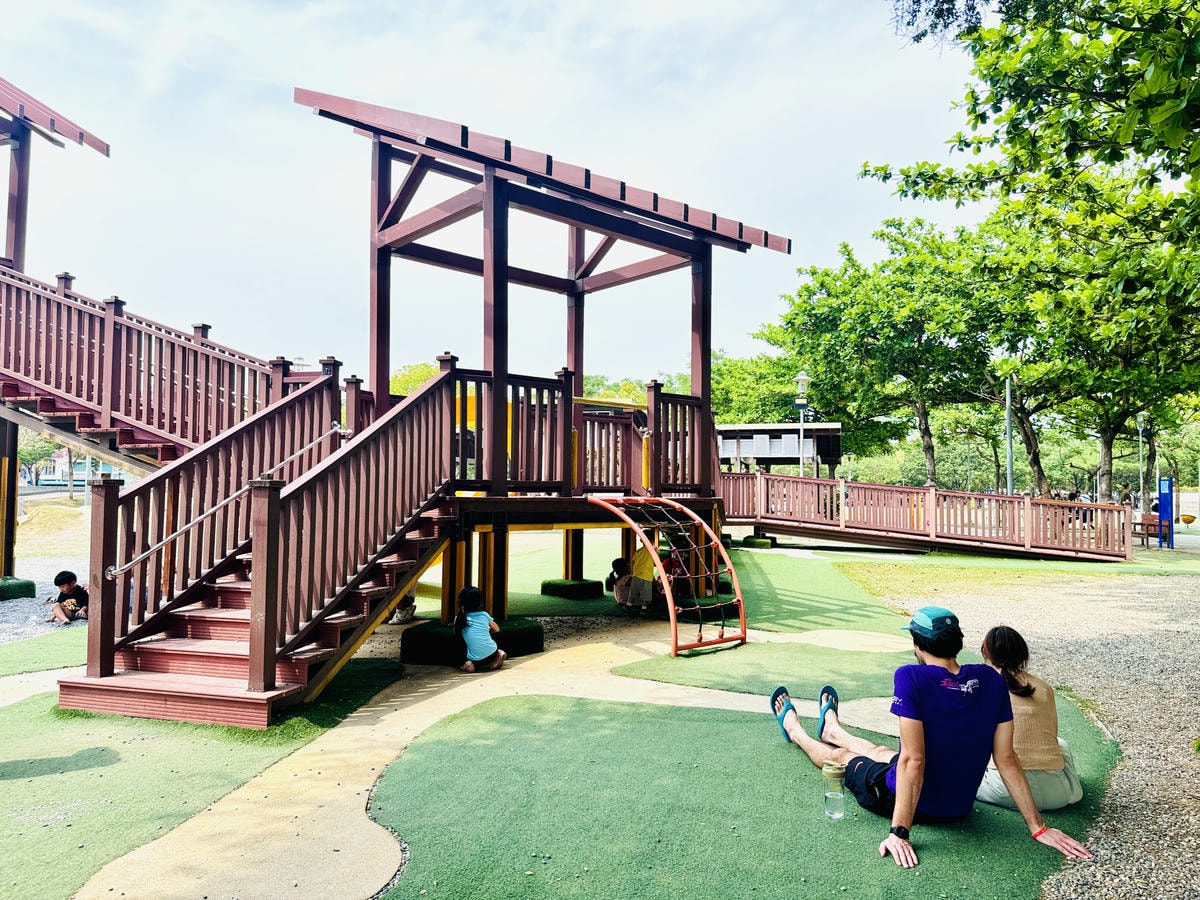 ★嘉義親子景點推薦★超萌青蛙主題『文化公園-諸羅樹蛙遊戲場』