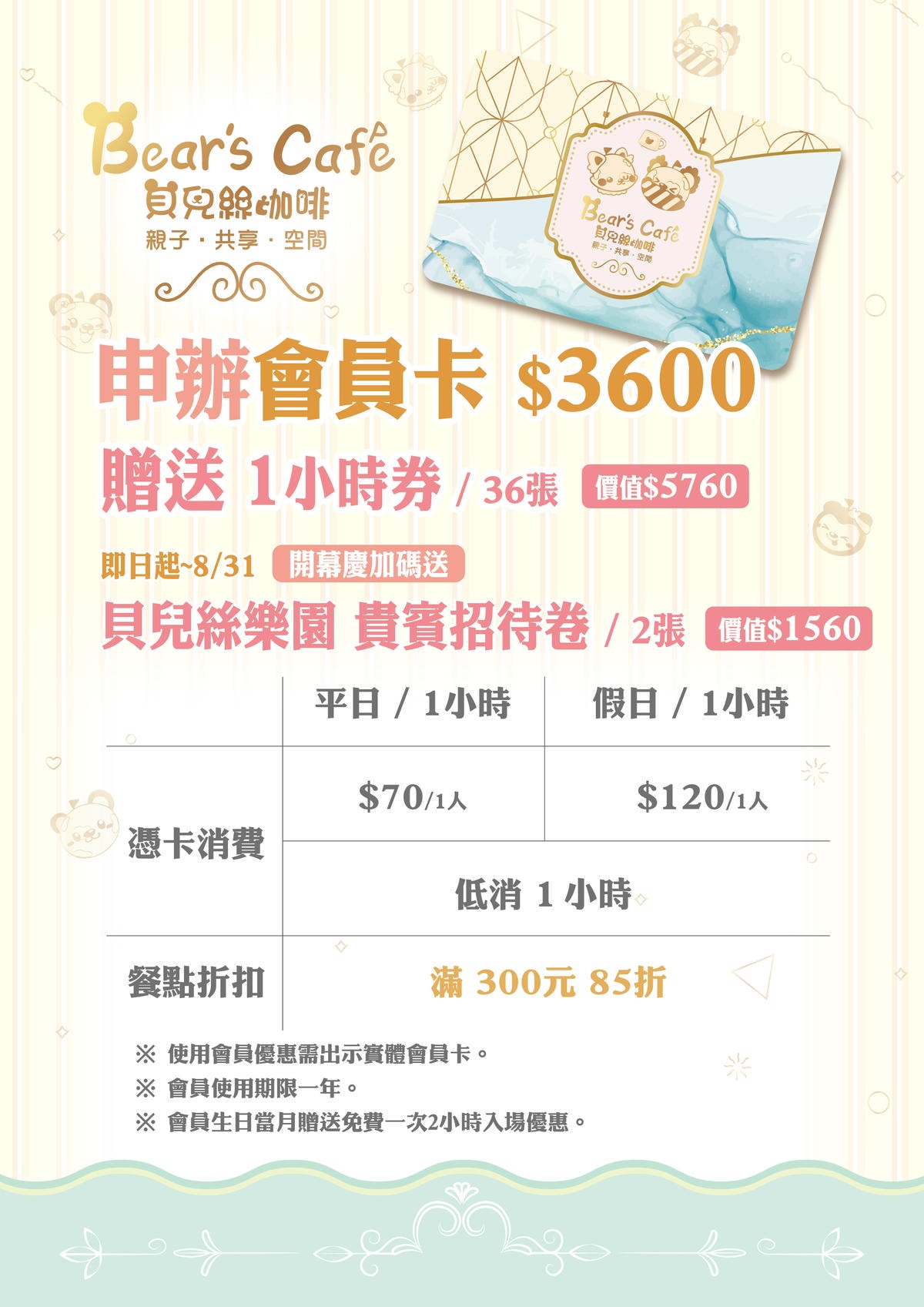 ★台北親子室內景點推薦★貝兒絲咖啡BEAR'S CAFE ★台北親子室內景點推薦★貝兒絲咖啡BEAR'S CAFE