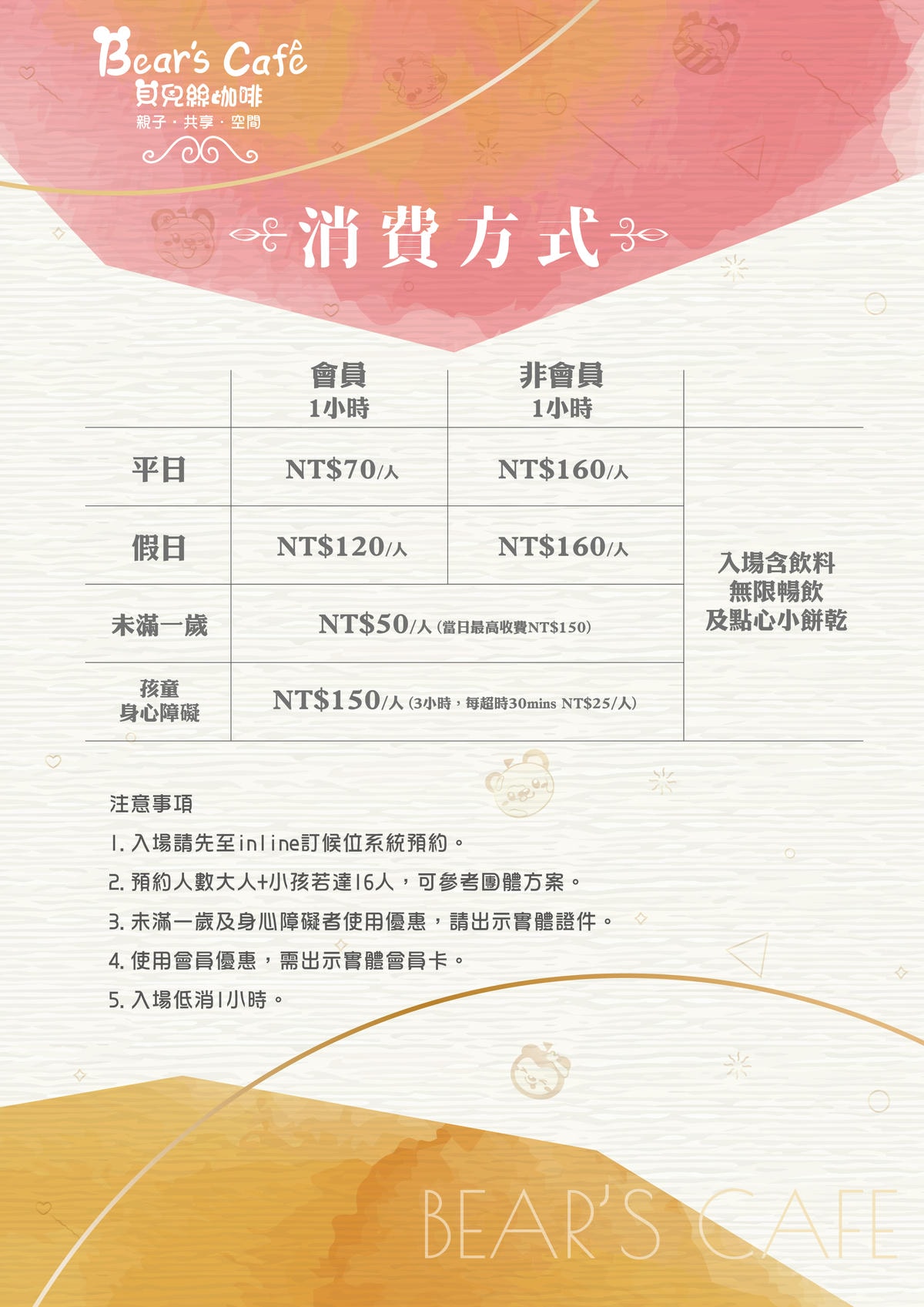 ★台北親子室內景點推薦★貝兒絲咖啡BEAR'S CAFE ★台北親子室內景點推薦★貝兒絲咖啡BEAR'S CAFE