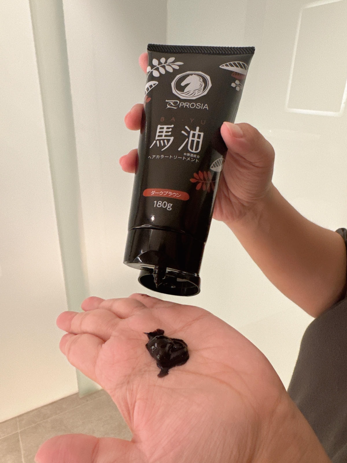 ★好物推薦★PROSIA 馬油護髮染髮乳，白髮救星，在家也能