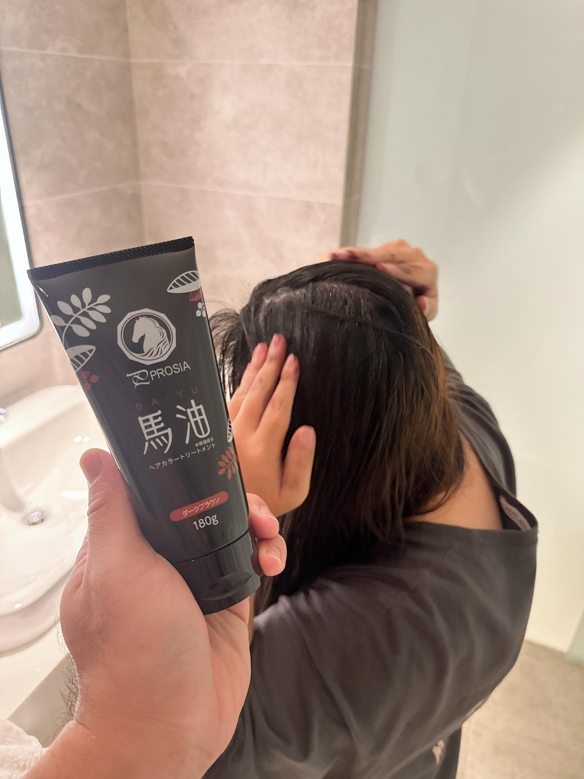 ★好物推薦★PROSIA 馬油護髮染髮乳，白髮救星，在家也能