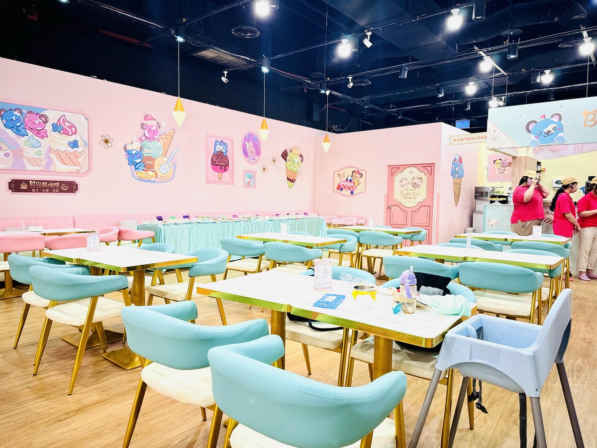 ★台北親子室內景點推薦★貝兒絲咖啡BEAR'S CAFE ★台北親子室內景點推薦★貝兒絲咖啡BEAR'S CAFE