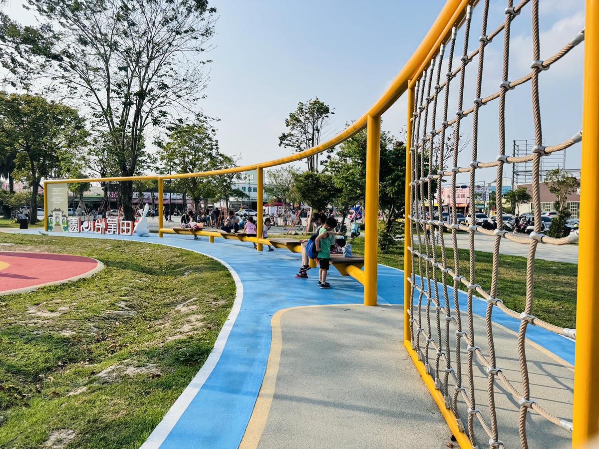 ★彰化親子景點推薦★『田尾怡心園』特色遊戲場萌度爆表，磨石子