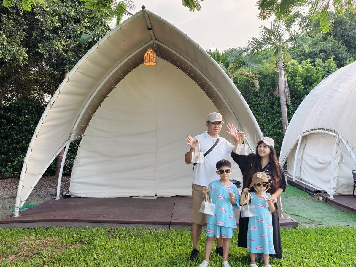★彰化親子露營推薦★哈比雪兒豪華懶人露營，一泊二食
