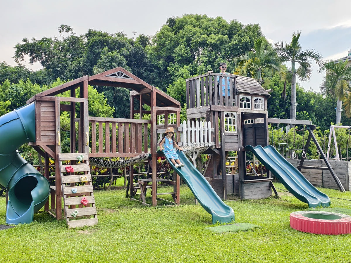 ★彰化親子露營推薦★哈比雪兒豪華懶人露營，一泊二食