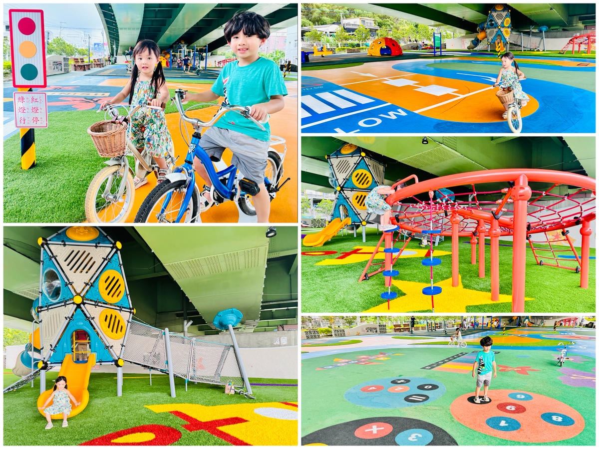 ★苗栗親子景點推薦★超好玩『頭份滑步車公園』全新大改造,S型