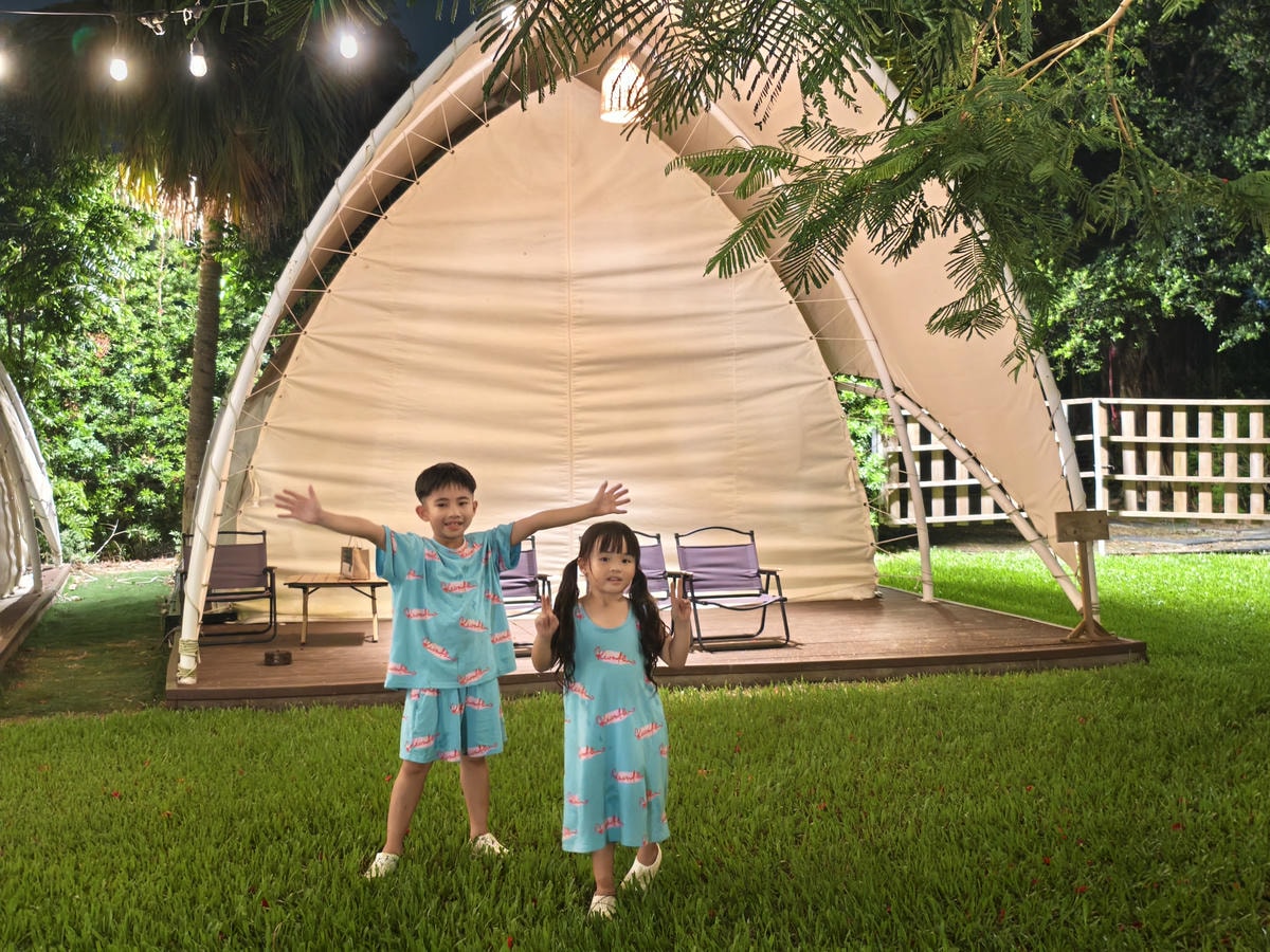 ★彰化親子露營推薦★哈比雪兒豪華懶人露營，一泊二食