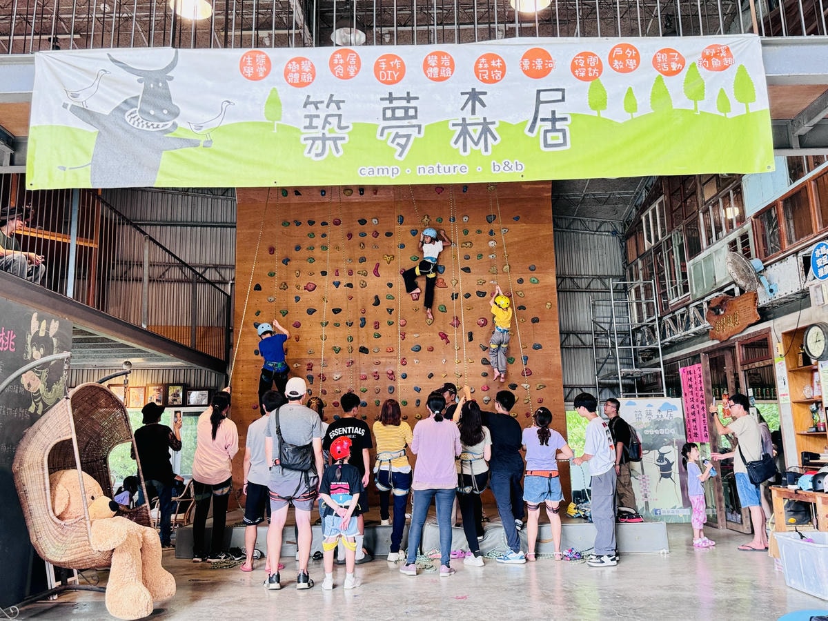 ★嘉義親子露營住宿推薦★『築夢森居』體驗一泊二食野奢露營車，