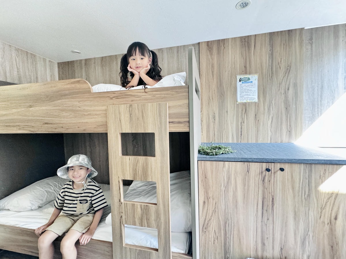 ★嘉義親子露營住宿推薦★『築夢森居』體驗一泊二食野奢露營車，