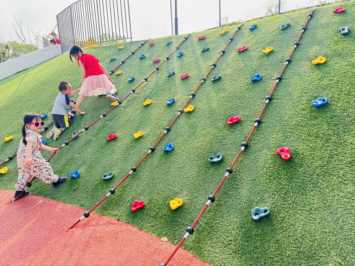★彰化親子景點推薦★『田尾怡心園』特色遊戲場萌度爆表，磨石子